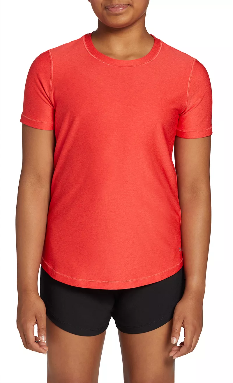 

Футболка DSG Girls' Movement, цвет Lightning Red Heather