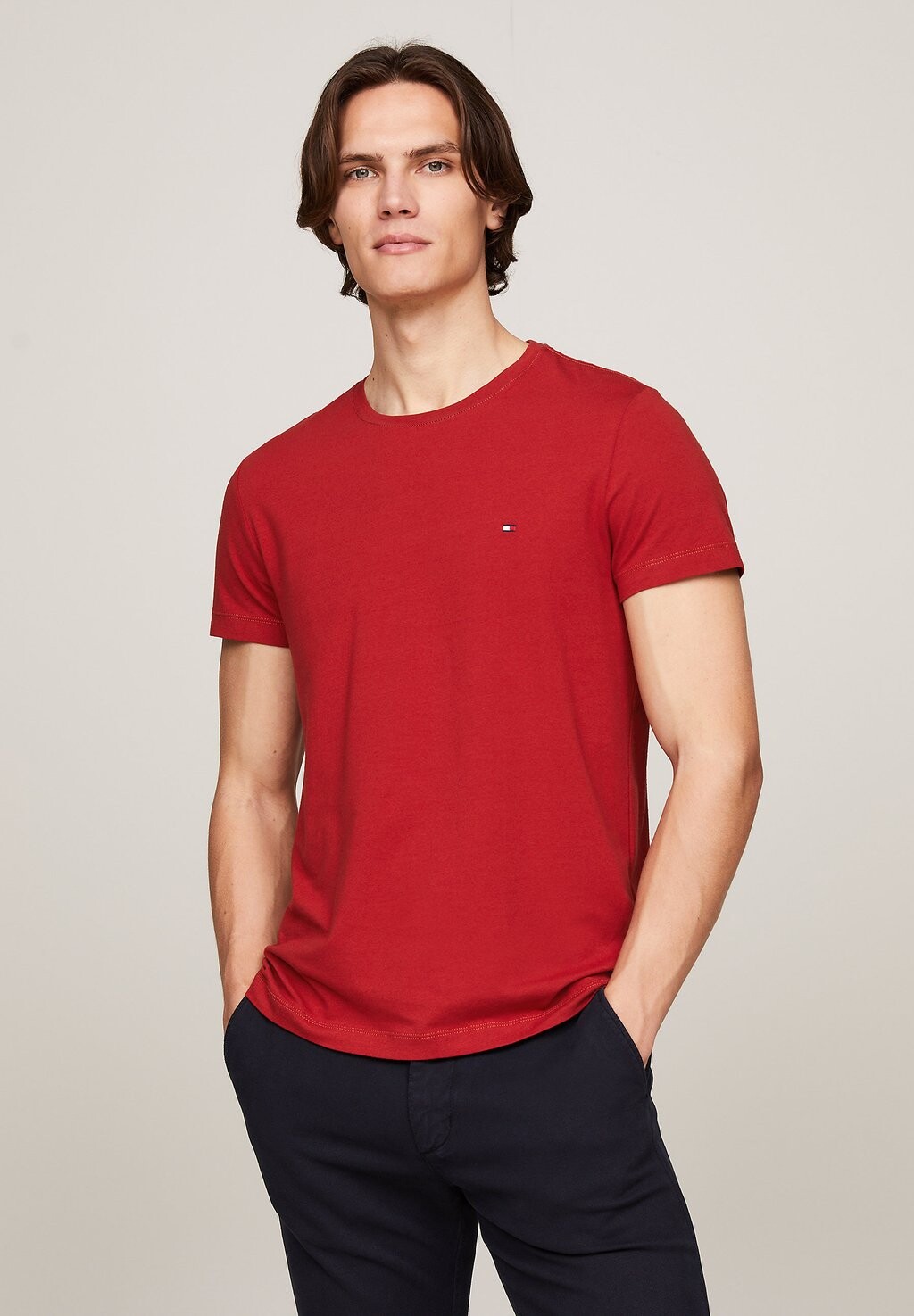 

Базовая футболка SLIM FIT TEE Tommy Hilfiger, красный