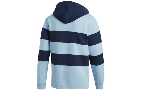 Толстовка originals samstag colorblock drawstring light blue Adidas, голубой — фото 2
