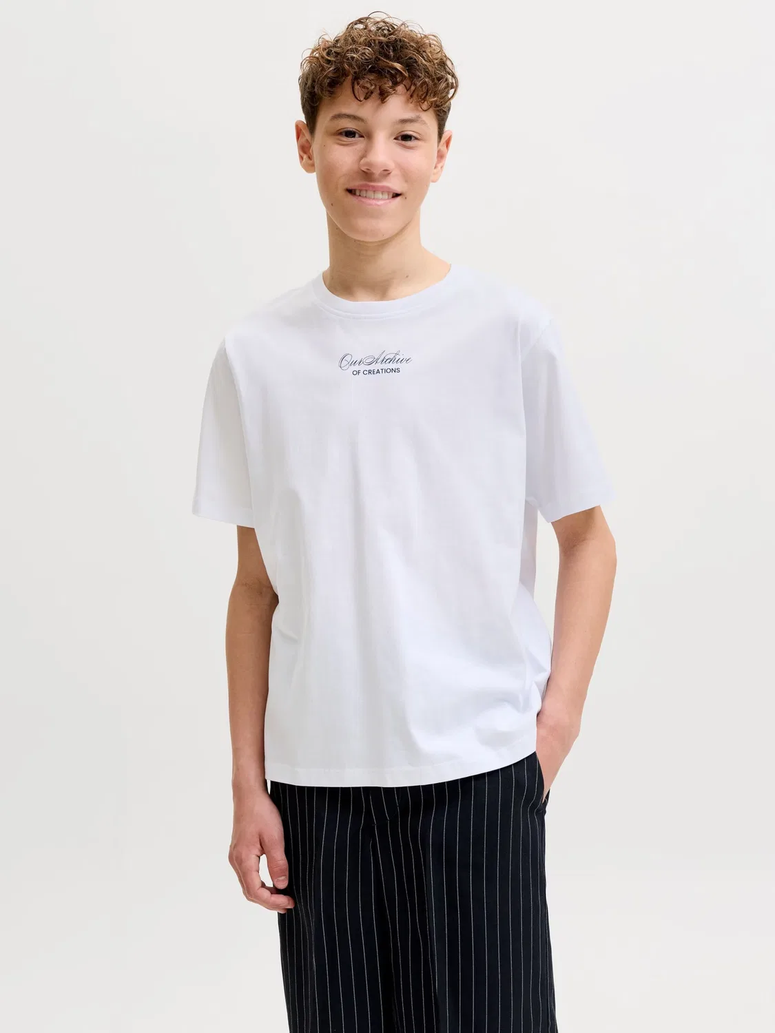 Футболка Jack & Jones Junior, White — фото 3