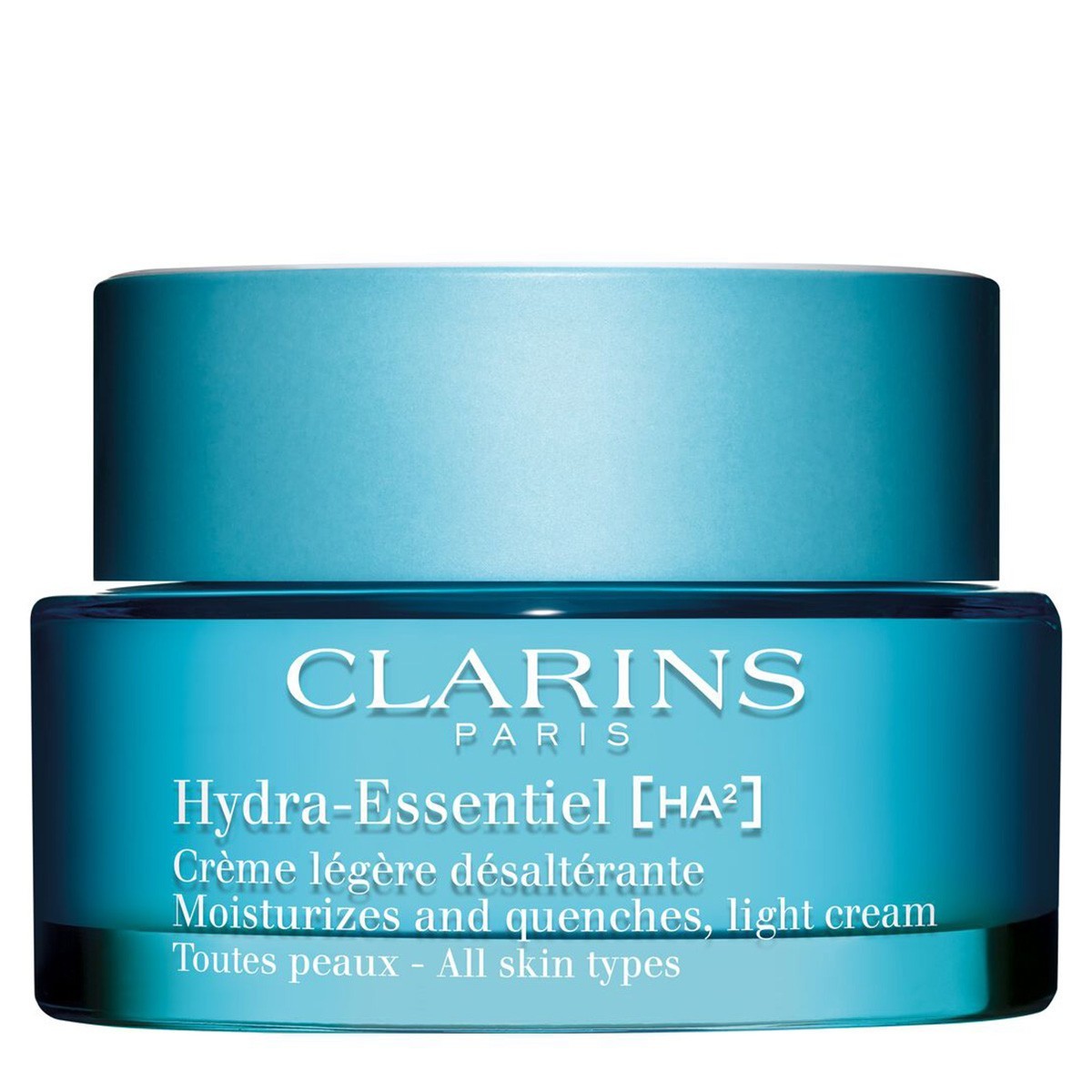 

Крем для лица hydra-essentiel ha² hydra-essentiel crème légère désaltérante toutes peaux Clarins, объем 50 мл