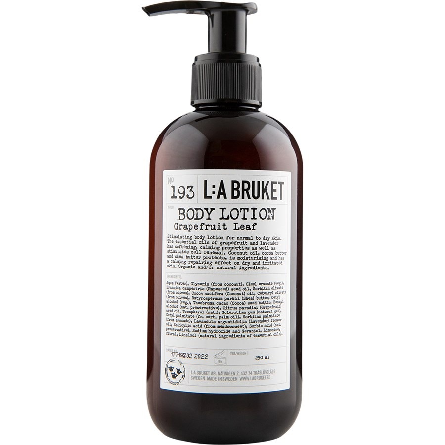 

Лосьон для тела 193 body lotion grapefruit leaf La Bruket, объем 240 мл
