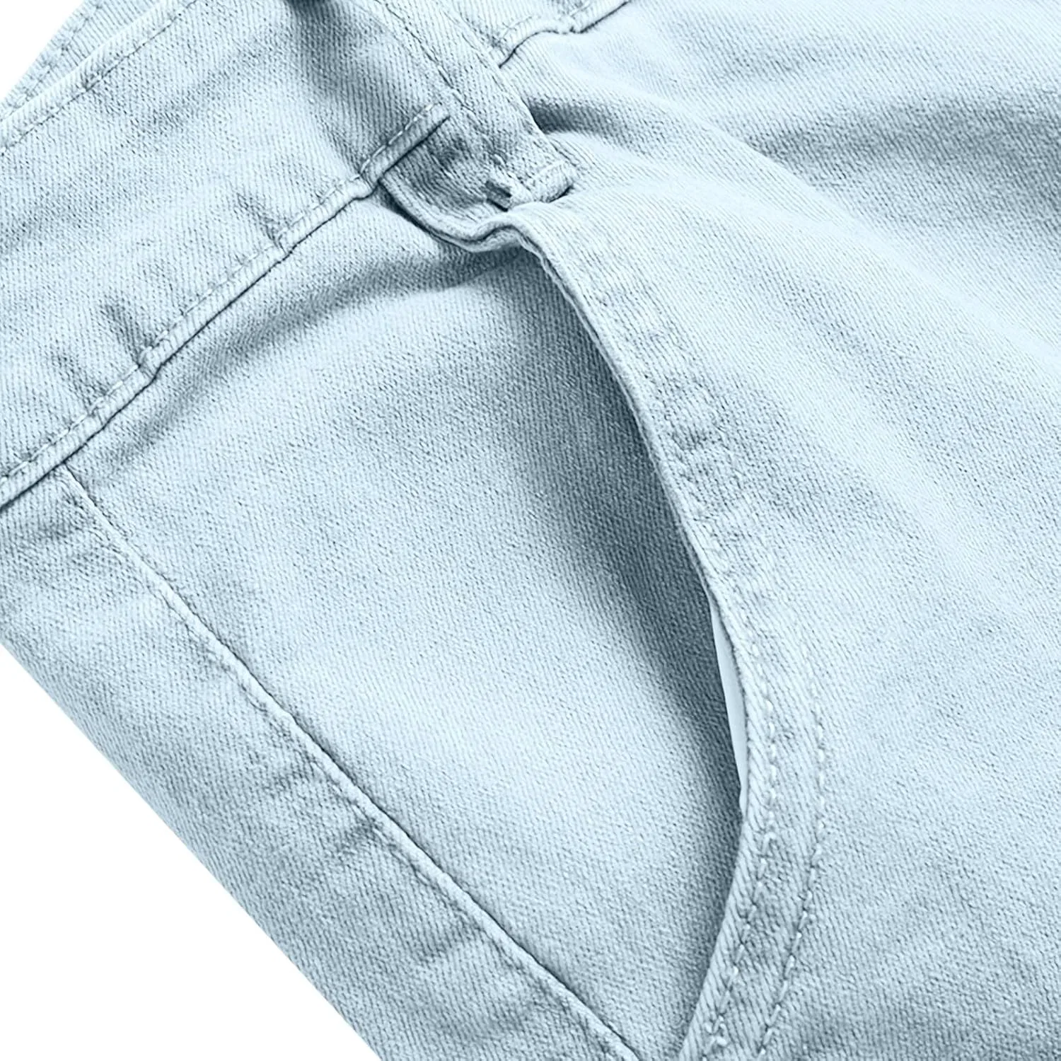 Джинсы карго Slim Fit, Y2k, Light Blue — фото 2