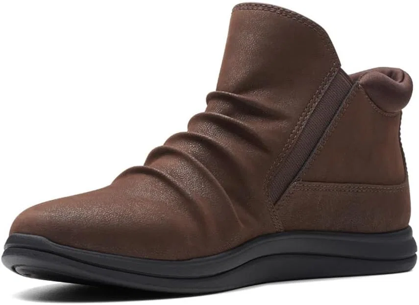 Женские ботильоны Clarks Breeze Range, 2-Dark Brown Synthetic — фото 3