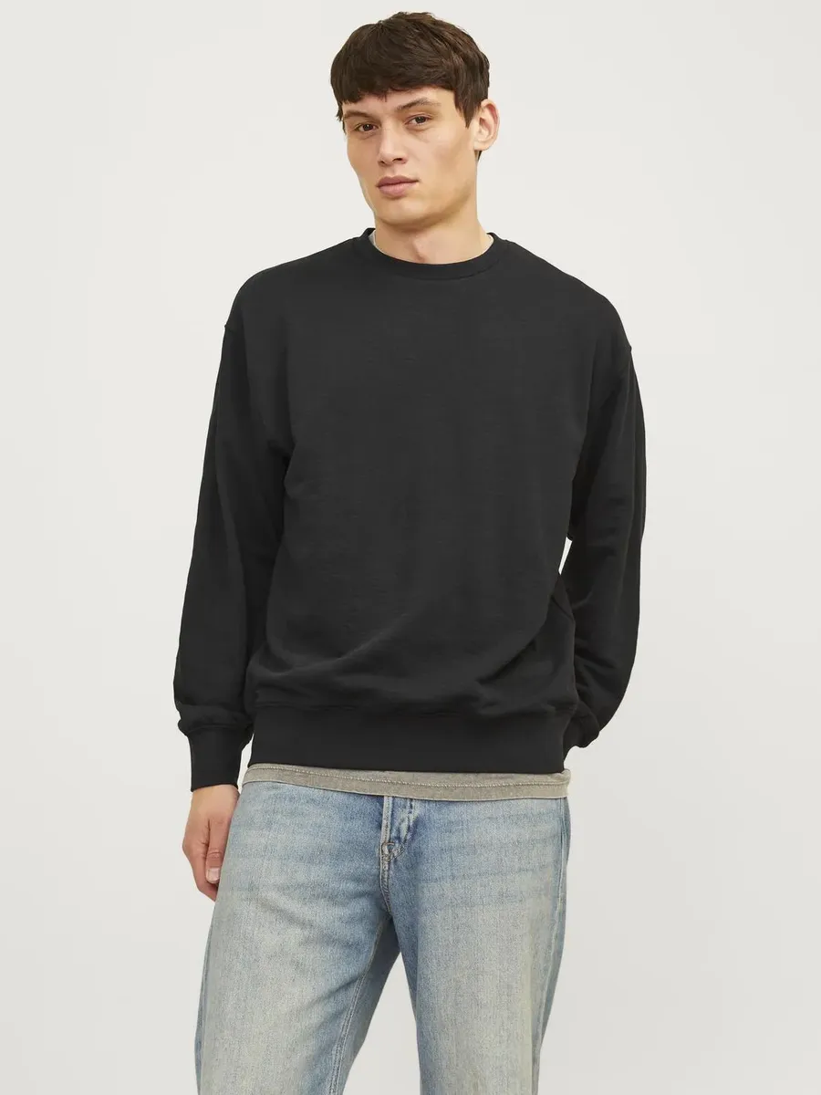 

Толстовка Jack & Jones "JJECHARGE SWEAT CREW NECK NOOS", черный