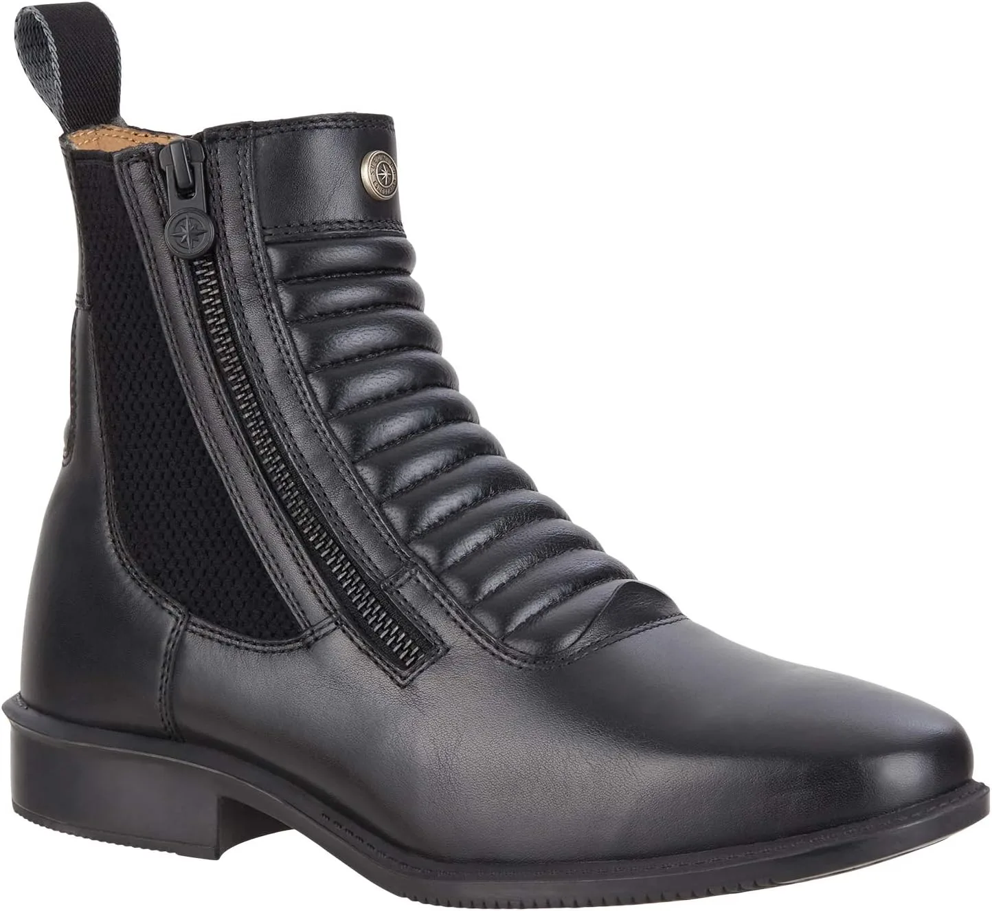 Высокие ботинки “Legacy SZ Milano” из мягкой коровьей кожи, итальянского производства, сандалии для вертикального велотренажера с резиновой накладкой ULTIMA-RS, удобное кресло, супер молнией, черный, стат Suedwind Footwear — фото 3