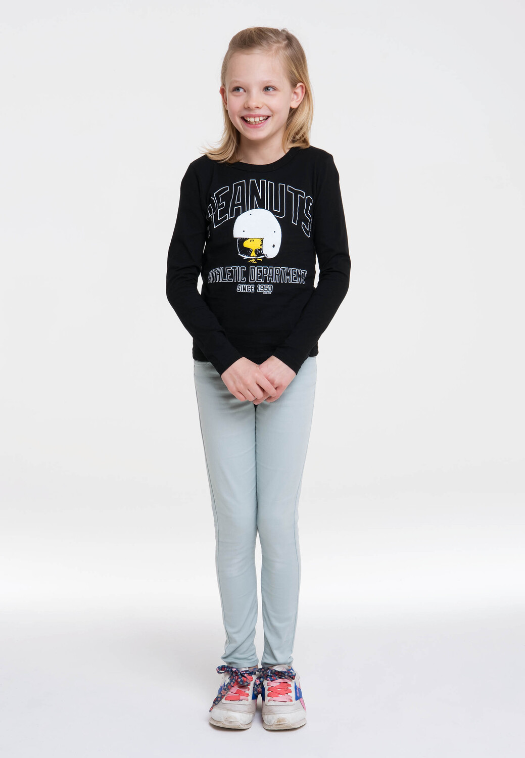 

Лонгслив Logoshirt Langarmshirt Peanuts – Woodstock, черный