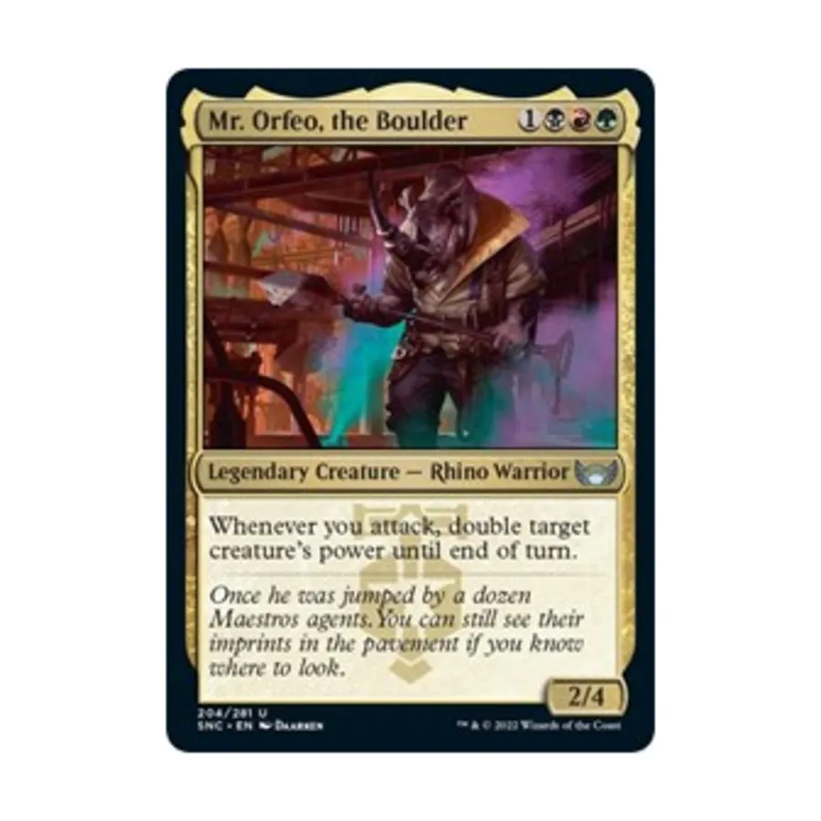 

CCG Мистер Орфей, Валун (U), MTG - Streets of New Capenna