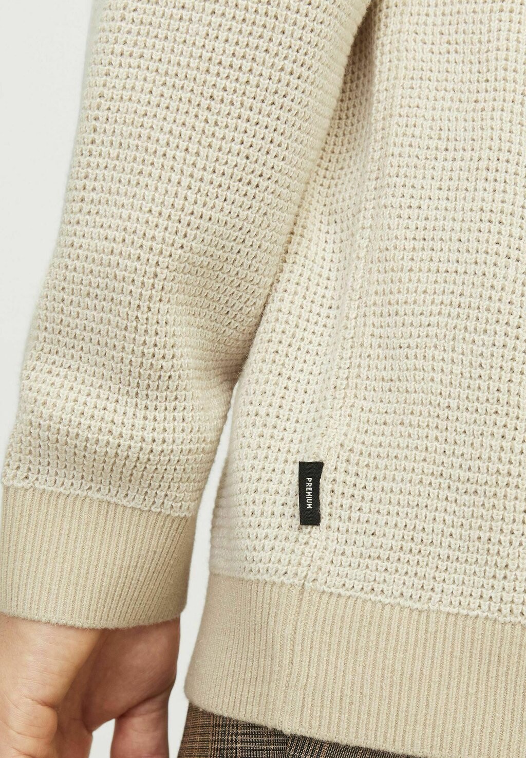 

Топ с длинными рукавами EINFARBIG Jack & Jones PREMIUM, песочный