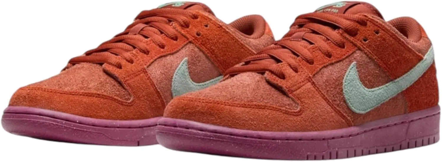 Мужские кроссовки Nike Dunk Low Retro, Mystic Red/Emerald Rise-Rugged Orange-Rosewood-Mystic Red — фото 3