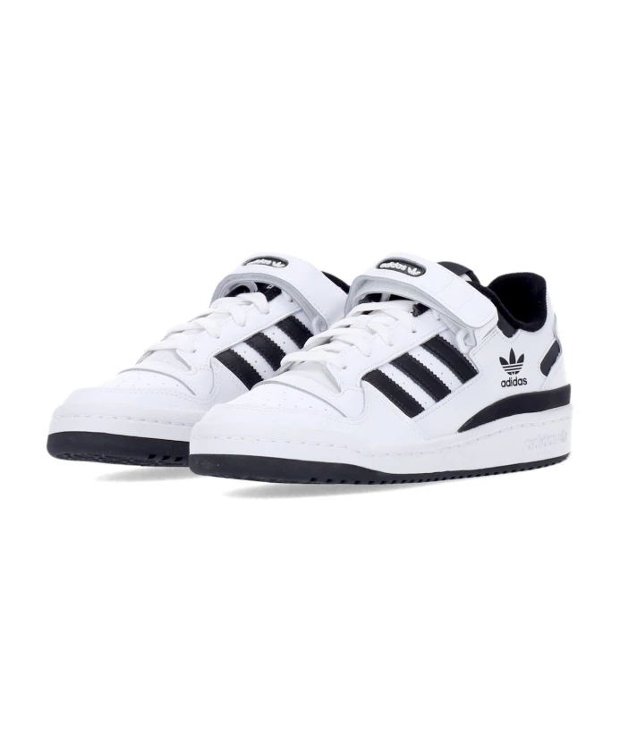 Низкие кроссовки со шнуровкой 3 полоски Adidas, белый — фото 3