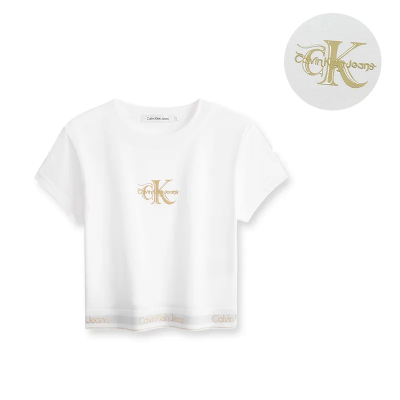 Футболка Year Of The Dragon Limited Edition Collection с круглым вырезом Calvin Klein, XAT-Carmine — фото 3