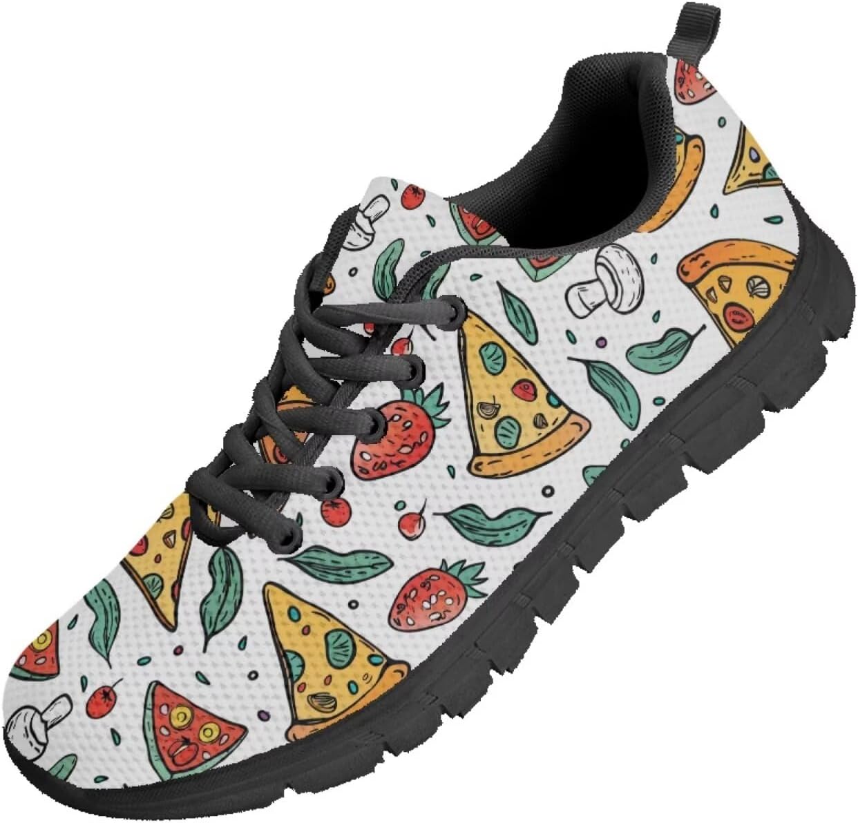 

Мужские теннисные кроссовки Funnydude с забавным принтом, повседневные прогулочные кроссовки, весенние удобные дышащие кроссовки, Pizza