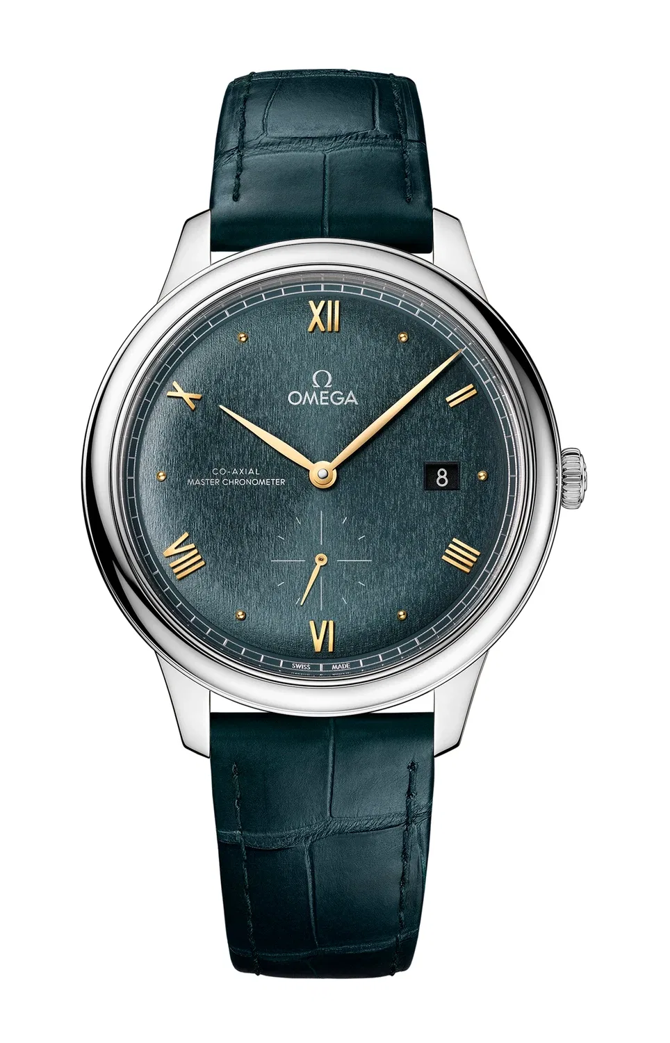 DE VILLE PRESTIGE CO-AXIAL MASTER CHRONOMETER МАЛЫЕ СЕКУНДЫ 41 ММ - 434.13.41.20.10.001 OMEGA, синий