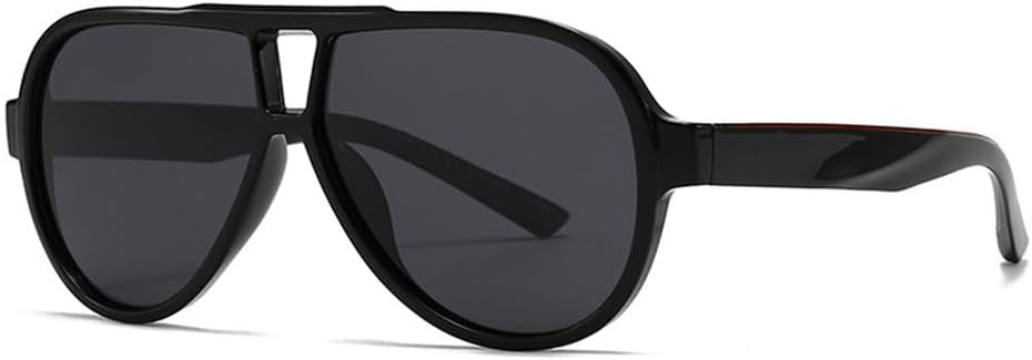 

Солнцезащитные очки с двойной перемычкой для женщин, градиентная защита UV400, заклепки для мужчин, для занятий спортом на открытом воздухе, бега и путешествий UYPTK, C1 Black Black