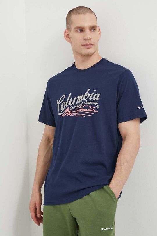 

Футболка Rockaway River из хлопка Columbia, темно-синий