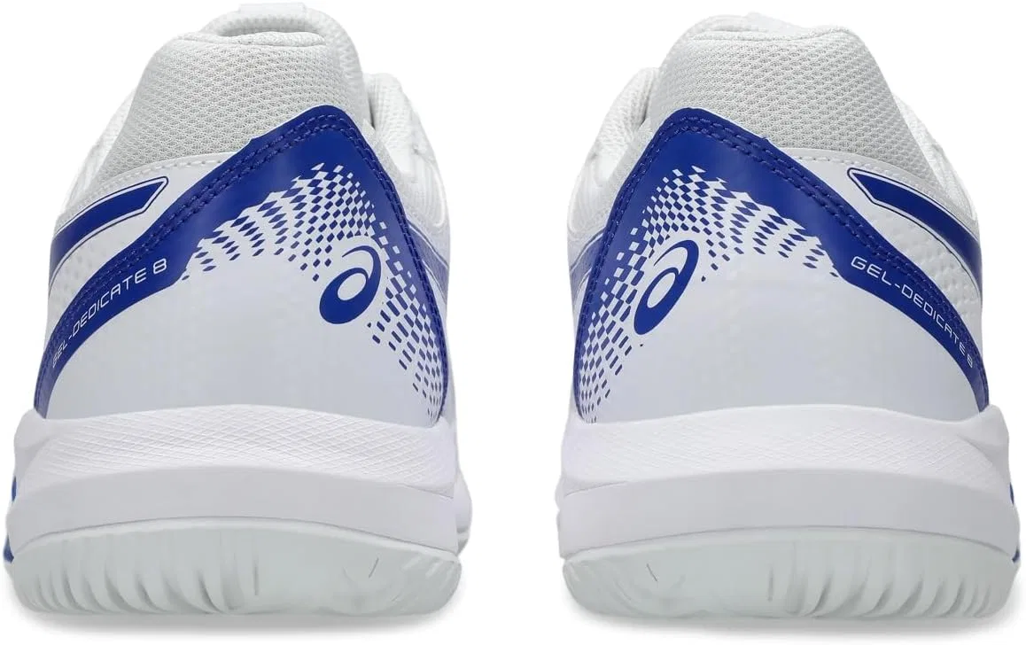Мужские теннисные кроссовки ASICS Gel-Dedicate 8, White/Dark Cobalt — фото 2