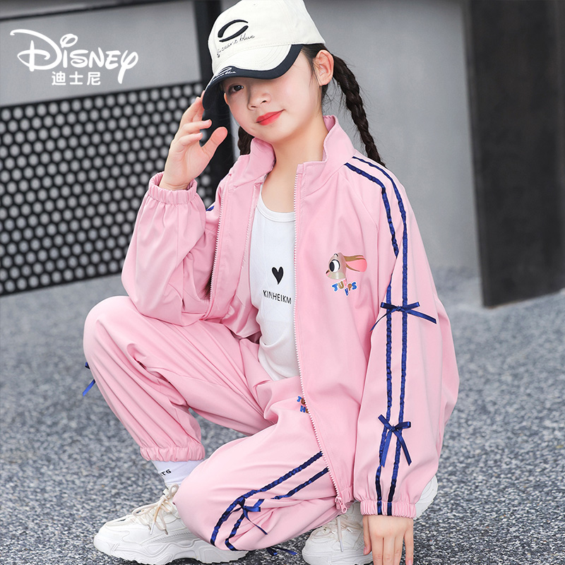 Disney Повседневный спортивный костюм розовый для детей 3-7 лет — фото 4