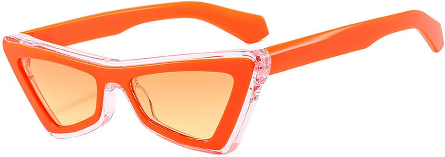 

Солнцезащитные очки COTIA Retro Cat Eye для женщин, защита от ультрафиолета UV400, леопардовый градиент, модные солнцезащитные очки для мужчин, сине-оранжевые солнцезащитные очки, Orange