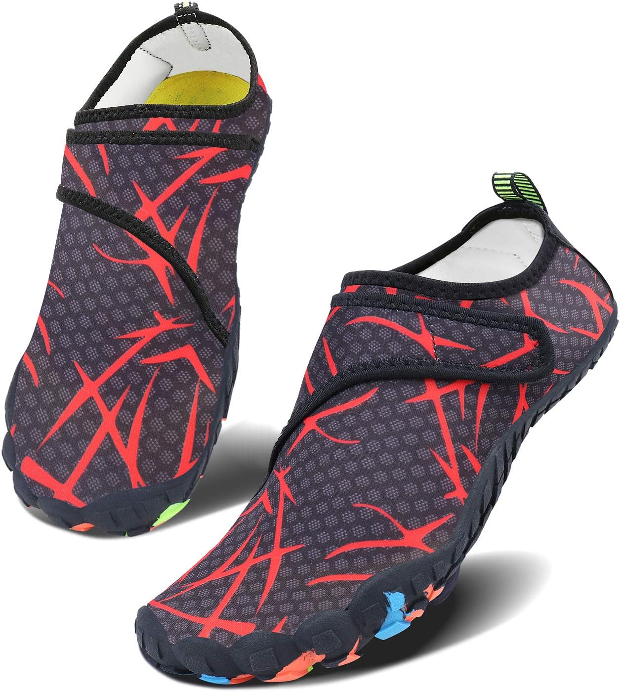 

Мужские и женские водные спортивные кроссовки, слипоны с быстрым высыханием для бассейна, пляжа, серфинга, прогулок и аквапарка JointlyCreating, красный