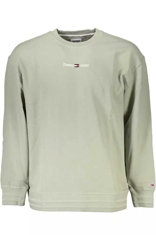 

Зеленый хлопковый мужской свитер Tommy Hilfiger