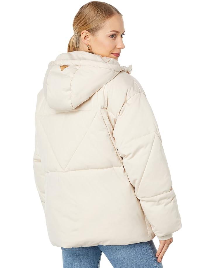 

Пуховик Avec Les Filles Rose Gold Hardware Short Puffer, цвет Buff