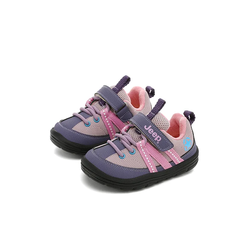 Детские утепленные нескользящие износостойкие ботинки Explorer 2.0 Jeep, Mauve/Candy Pink[Thin Cotton] — фото 4