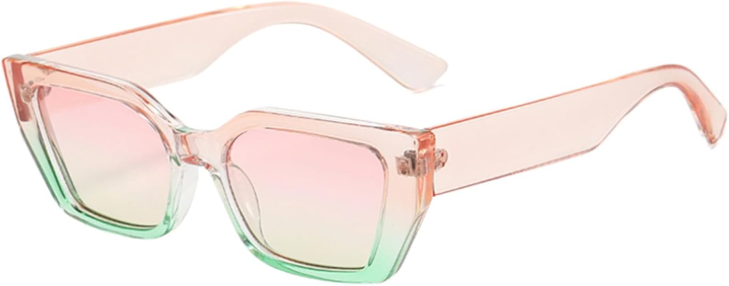 

Солнцезащитные очки с защитой от УФ-излучения UV400 | Маленькая оправа "кошачий глаз" с градиентным переходом | Для женщин и мужчин, для занятий спортом на открытом воздухе и вождения DSVIGF, 01