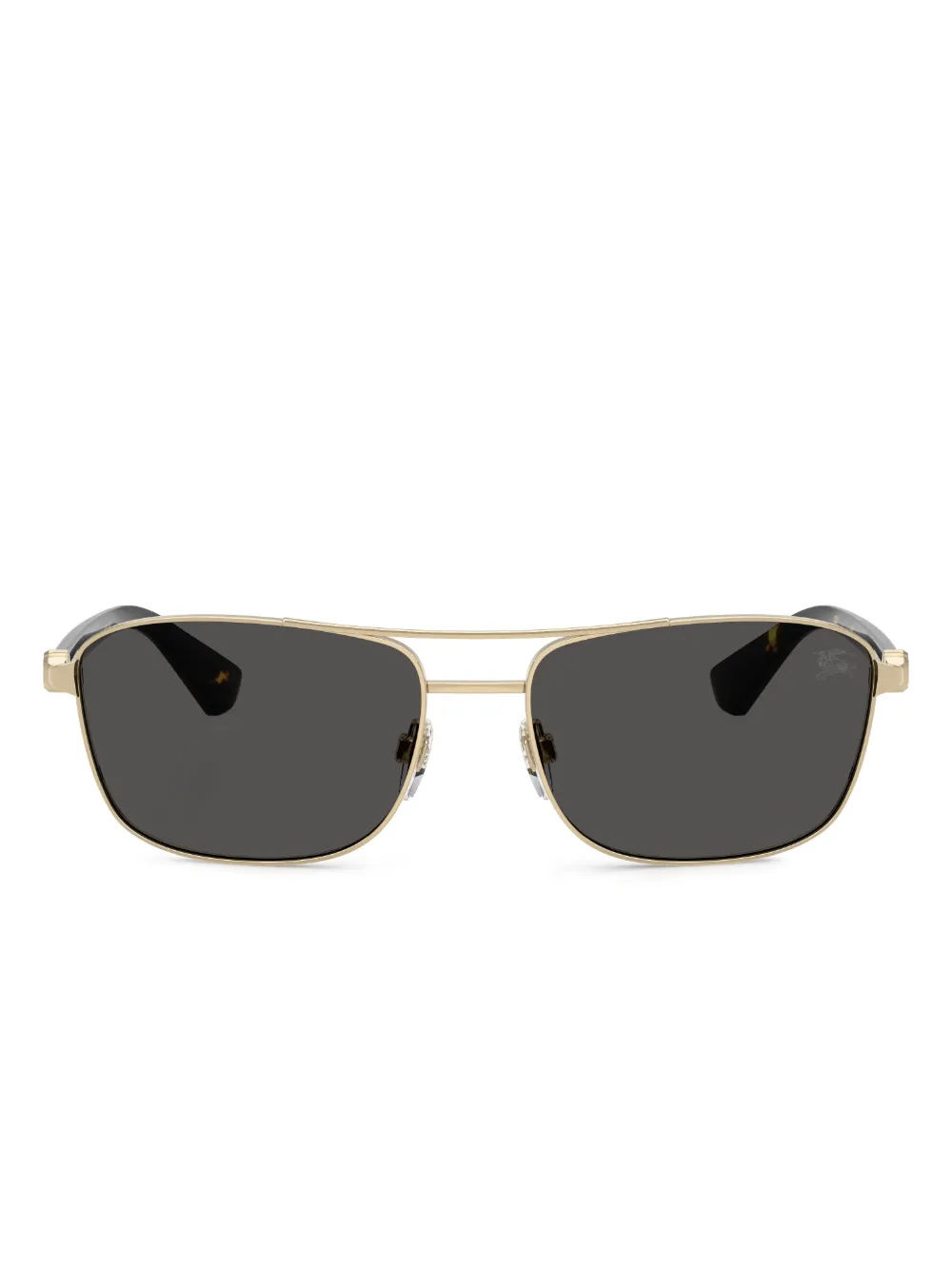 

Солнцезащитные очки в прямоугольной оправе Burberry Eyewear, золотой
