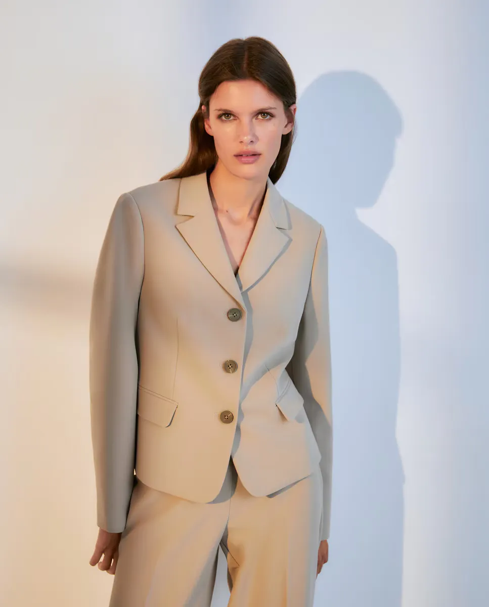

Короткий женский пиджак Woman El Corte Inglés, цвет Visón
