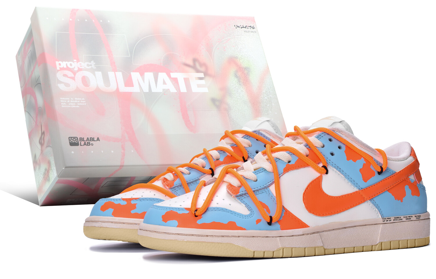 

Кроссовки Nike Dunk Skateboarding Shoes Unisex Low-top Blue/Orange, голубой, Синий, Кроссовки Nike Dunk Skateboarding Shoes Unisex Low-top Blue/Orange, голубой
