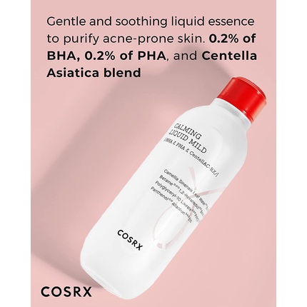Тоник Cosrx — Acne Calming Liquid Mild Нежный без спирта Корейский уход за кожей, 125 мл — фото 2