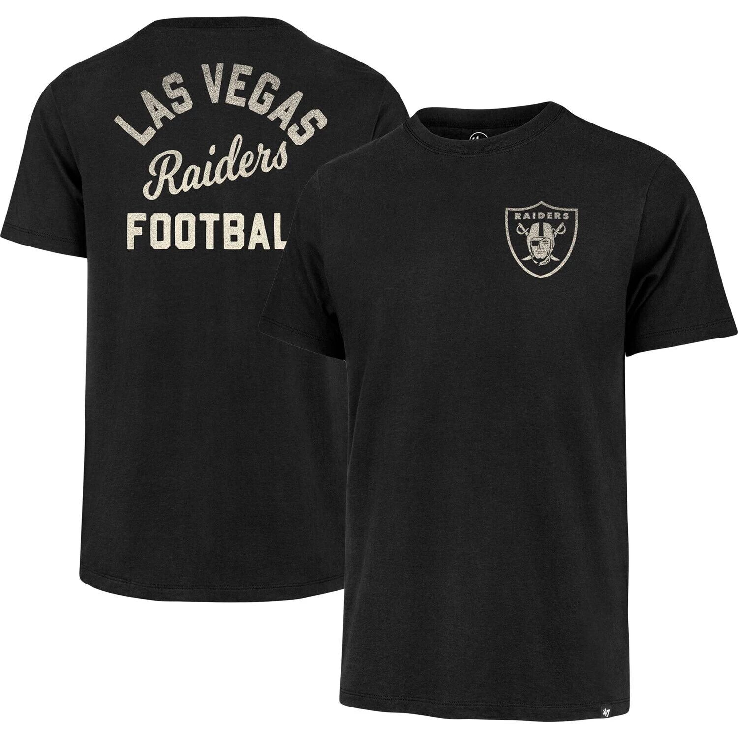 

Мужская черная футболка '47 Las Vegas Raiders Turn Back Franklin, Черный, Мужская черная футболка '47 Las Vegas Raiders Turn Back Franklin