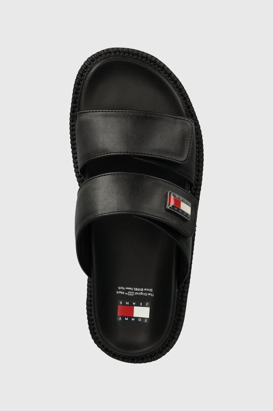 Шлепки Tommy Jeans, черный — фото 4