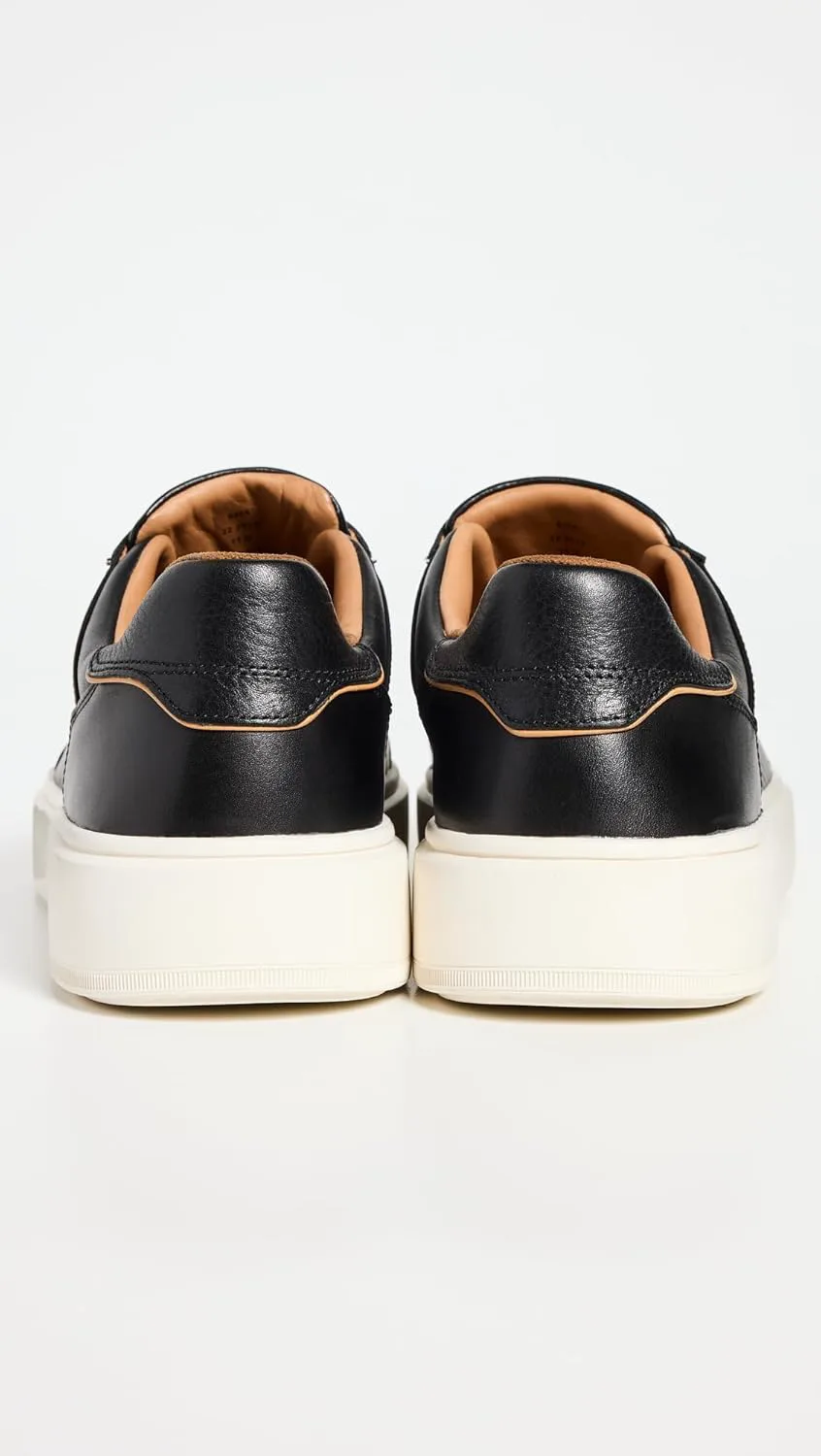 Мужские кожаные кроссовки Allen Edmonds Oliver, черный — фото 4