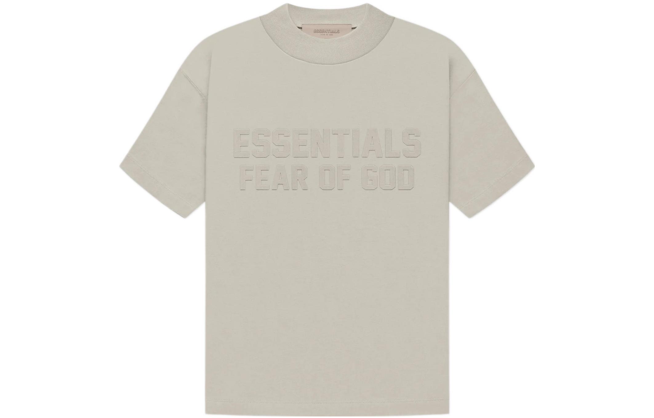 Футболка детская Fear Of God Essentials, дымчато-серый — фото 2