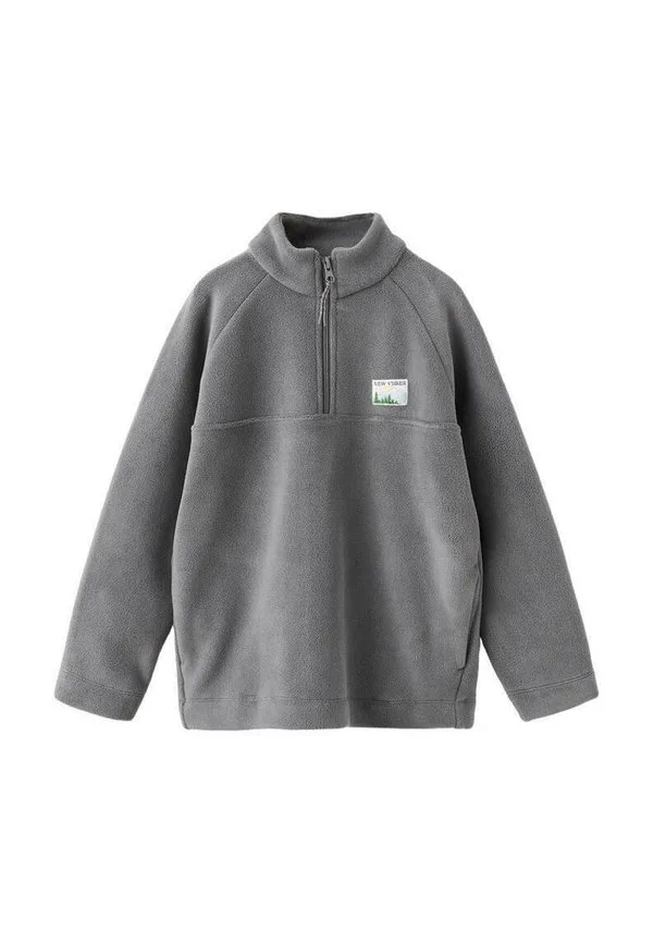 Детская флисовая толстовка Mango Kids, Grey
