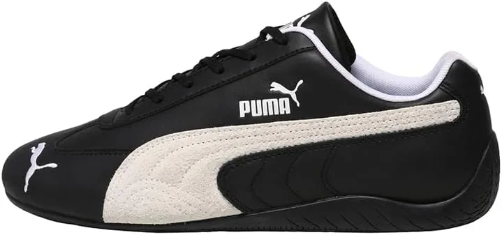 Кроссовки PUMA Speedcat LTHR унисекс, белый/черный — фото 2
