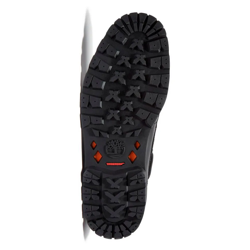 Мужские ботинки Timberland Britton Road Mid из кожи с декоративными люверсами, черный — фото 2