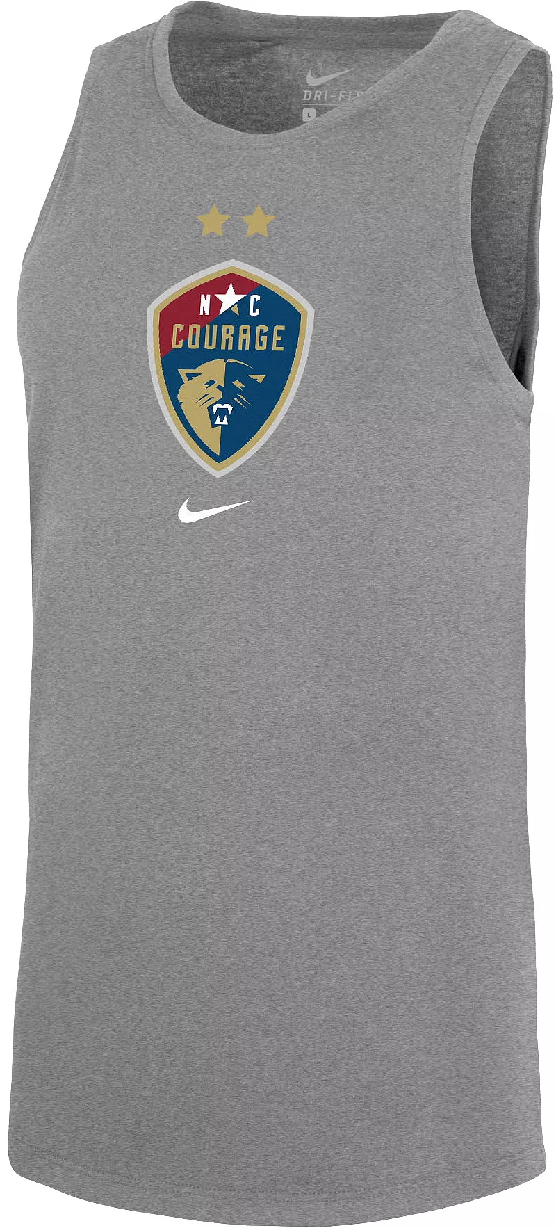 

Серая майка Tomboy Dri-FIT Nike North Carolina Courage Crest