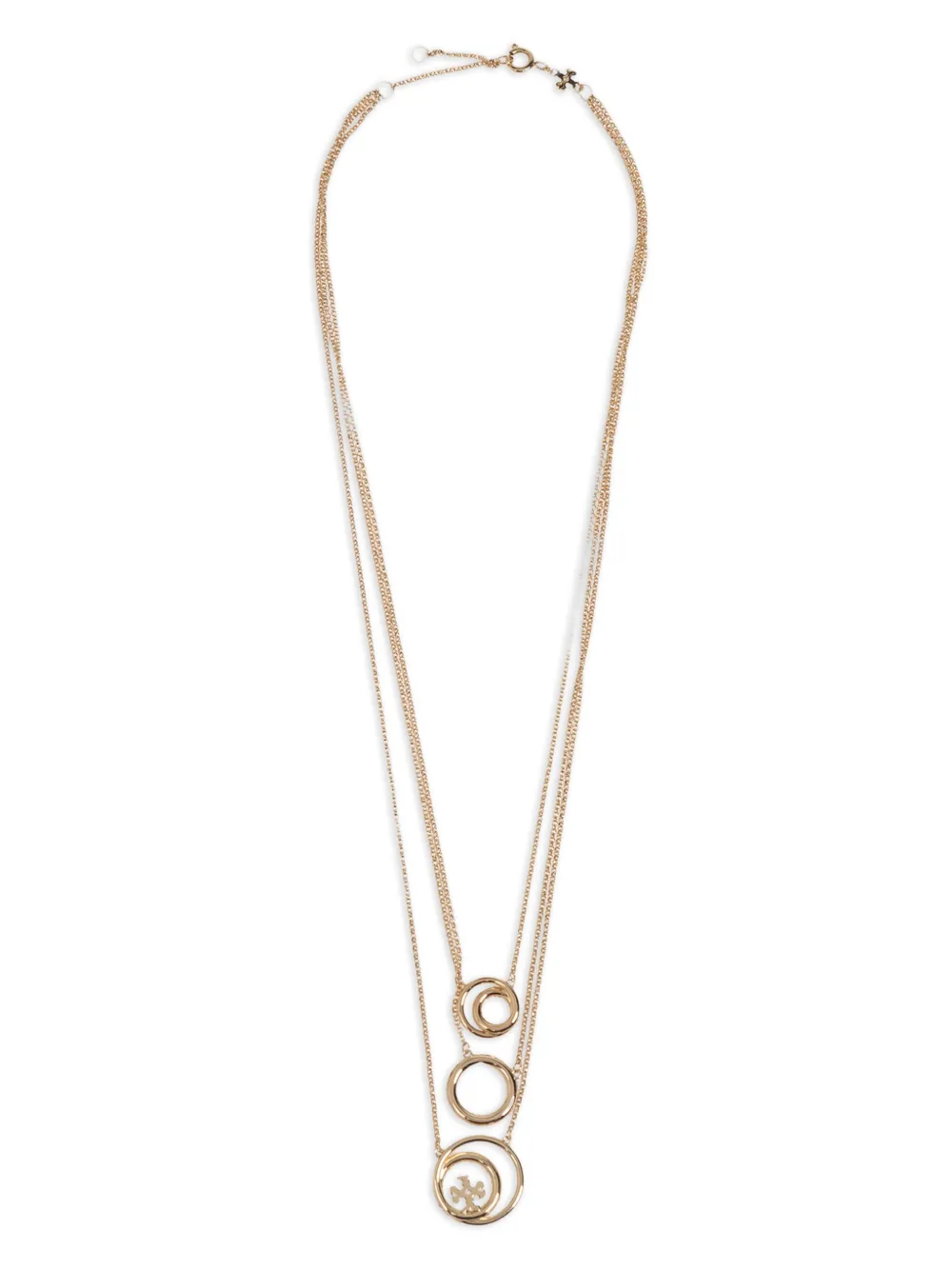 

Колье Triple Tory Burch, золотой
