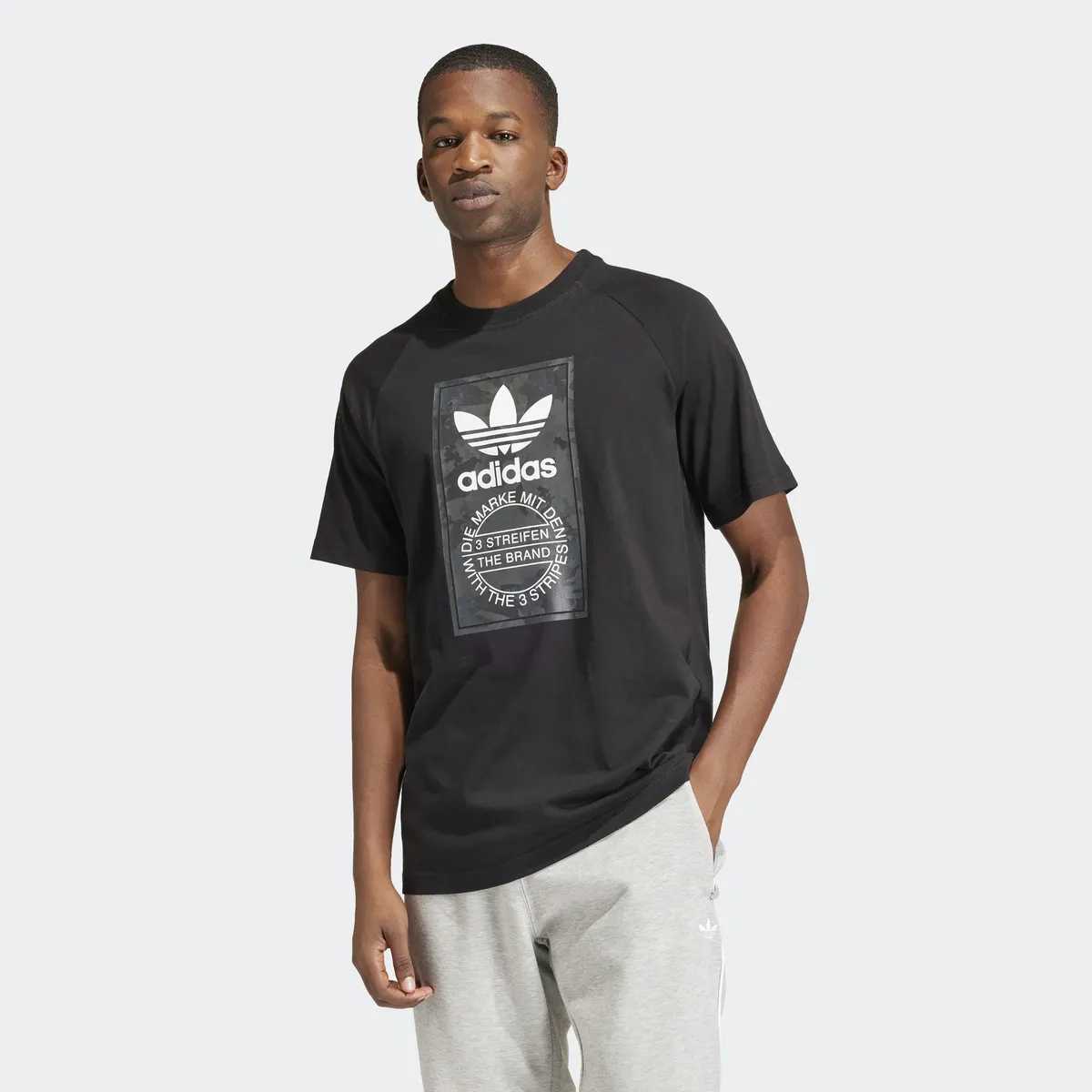 

Футболка Adidas Originals "CAMO TONGU TEE", черный