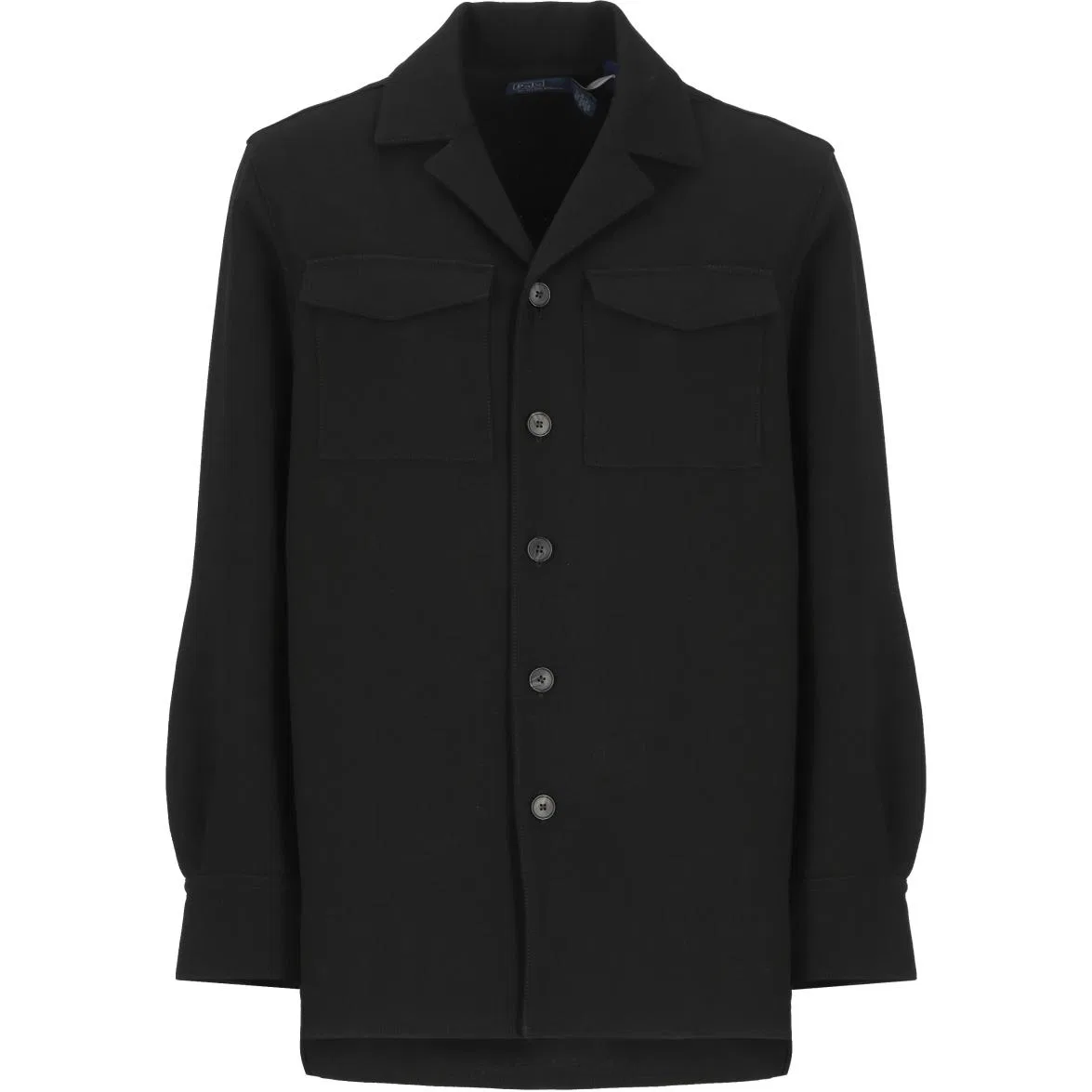 Пальто на пуговицах с длинным рукавом Ralph Lauren Black