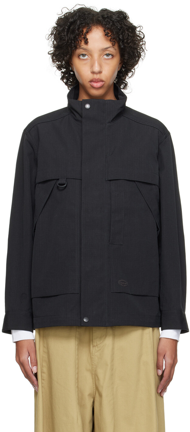 

Черная куртка на молнии Snow Peak, цвет Black