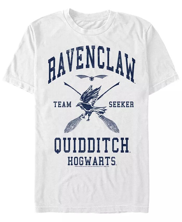 

Мужская футболка Ravenclaw Seeker с коротким рукавом и круглым вырезом Fifth Sun, белый