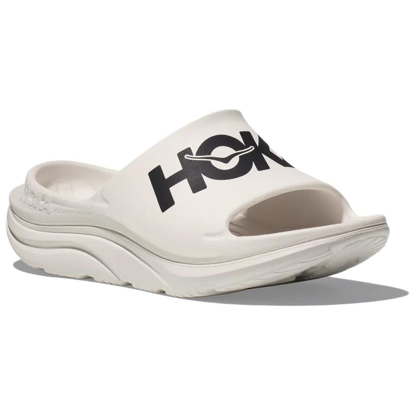 HOKA ONE ONE Ора атлетик слайды белый черный, цвет Black White — фото 2