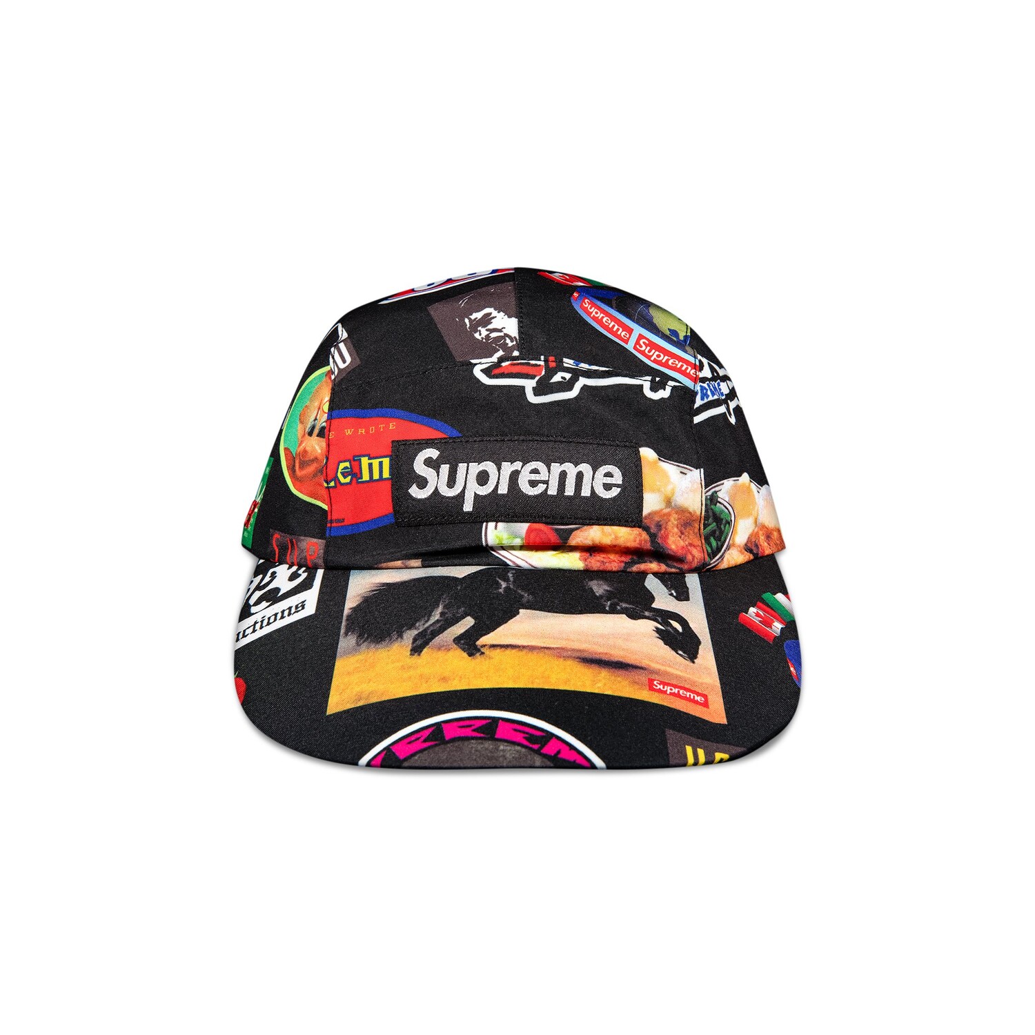 

Кепка Supreme GORE-TEX Long Bill Camp с черными наклейками