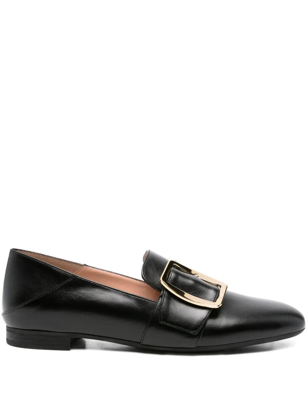 Кожаные мокасины Janelle с пряжкой Bally, черный
