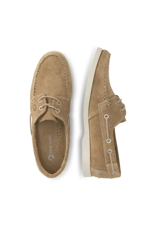 Лоферы krokvag Travelin, Light Brown — фото 4