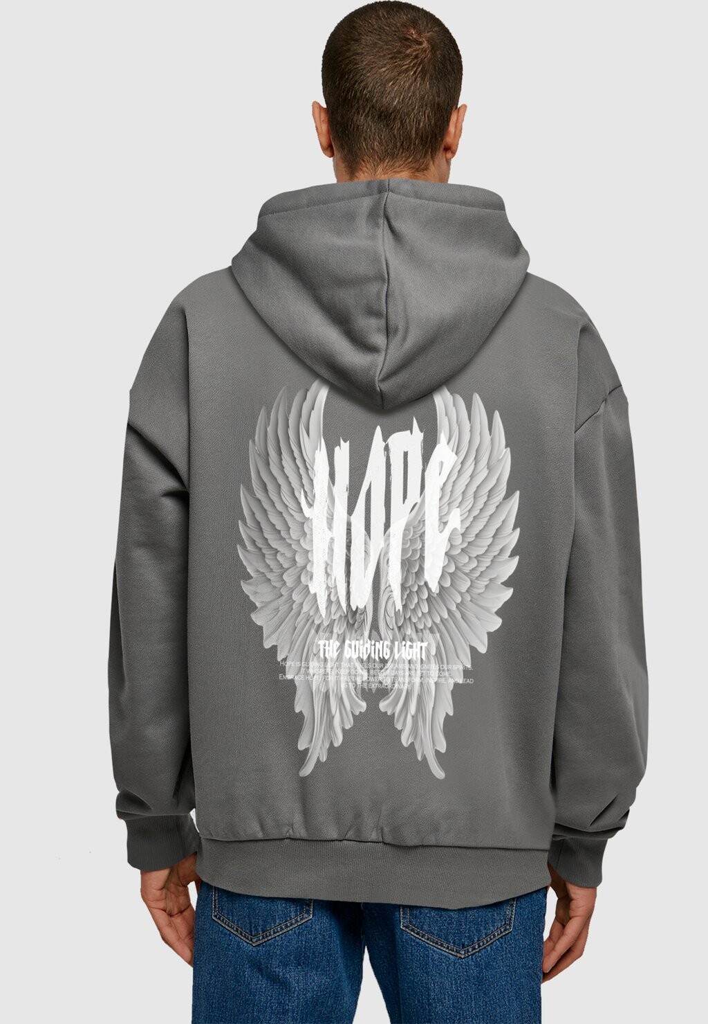 

Толстовка с капюшоном HOPE WINGS Merchcode, серый